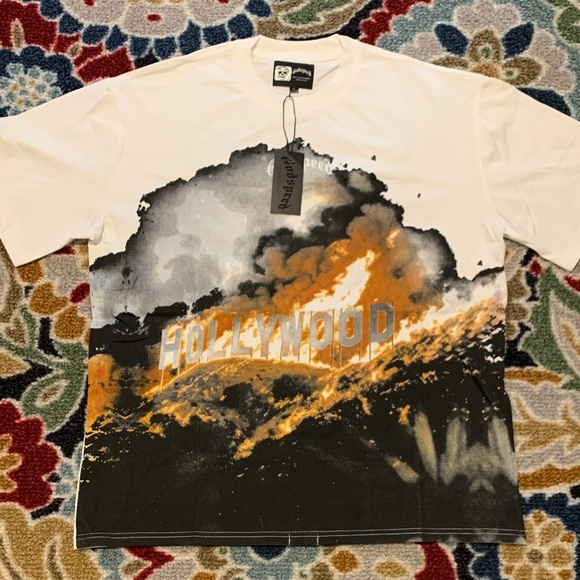 Godspeed Other - Godspeed Hollywood Graphic Tee in White and Black